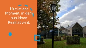 Bildung neu denken: heißt mutig sein. Foto: Schulgebäude